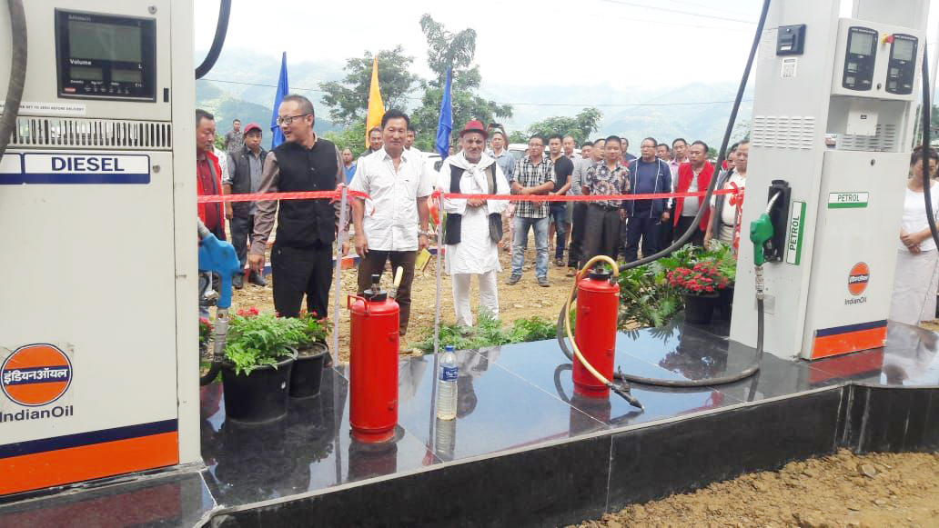 New petrol pump opens in Chizami Sub-Division 